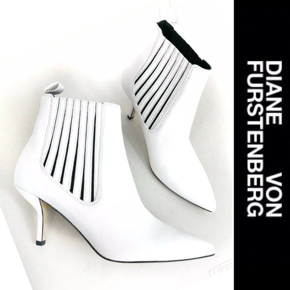 Diane von Furstenberg size 6 Mollo Bootie Leather